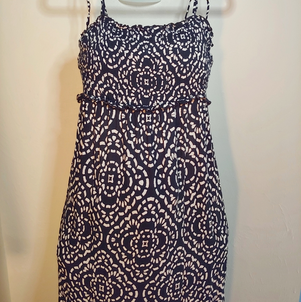Motherhood Maternity Large Black&White Maxi Dress